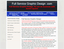 Tablet Screenshot of fullservicegraphicdesign.com